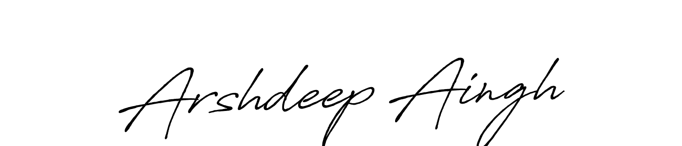 It looks lik you need a new signature style for name Arshdeep Aingh. Design unique handwritten (Antro_Vectra_Bolder) signature with our free signature maker in just a few clicks. Arshdeep Aingh signature style 7 images and pictures png
