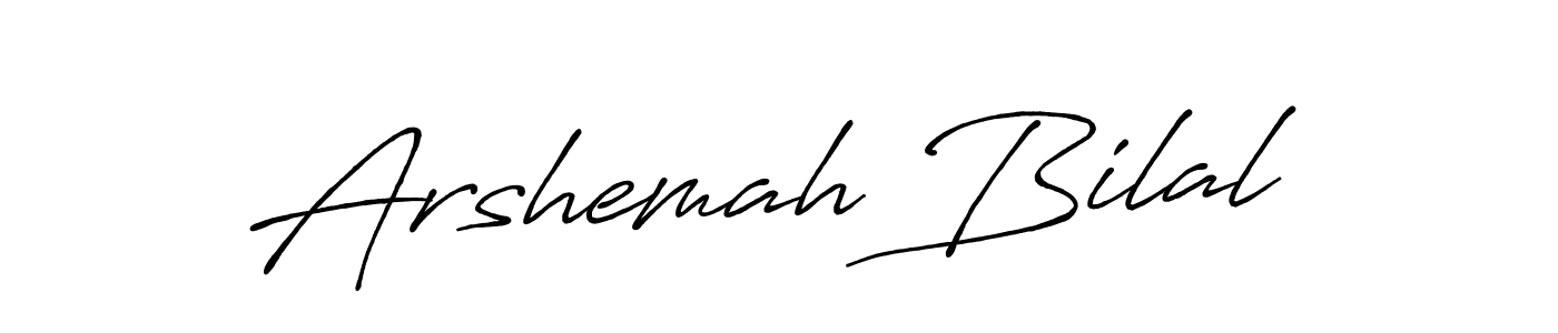 Once you've used our free online signature maker to create your best signature Antro_Vectra_Bolder style, it's time to enjoy all of the benefits that Arshemah Bilal name signing documents. Arshemah Bilal signature style 7 images and pictures png