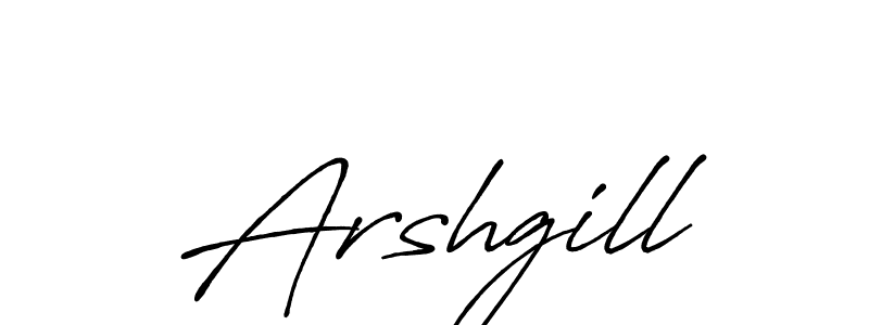 Similarly Antro_Vectra_Bolder is the best handwritten signature design. Signature creator online .You can use it as an online autograph creator for name Arshgill. Arshgill signature style 7 images and pictures png