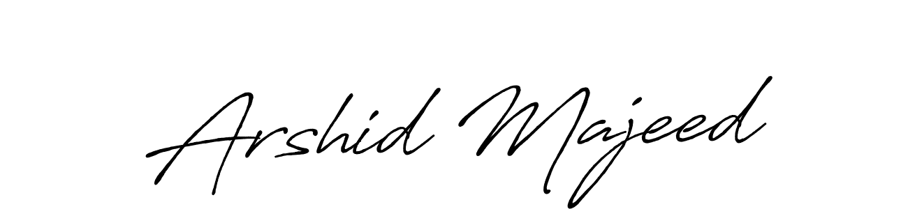 You can use this online signature creator to create a handwritten signature for the name Arshid Majeed. This is the best online autograph maker. Arshid Majeed signature style 7 images and pictures png