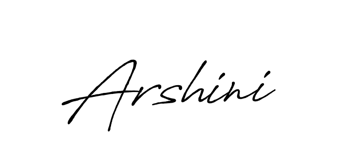 Arshini stylish signature style. Best Handwritten Sign (Antro_Vectra_Bolder) for my name. Handwritten Signature Collection Ideas for my name Arshini. Arshini signature style 7 images and pictures png