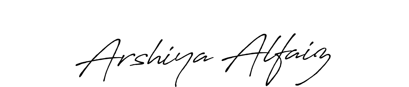 This is the best signature style for the Arshiya Alfaiz name. Also you like these signature font (Antro_Vectra_Bolder). Mix name signature. Arshiya Alfaiz signature style 7 images and pictures png