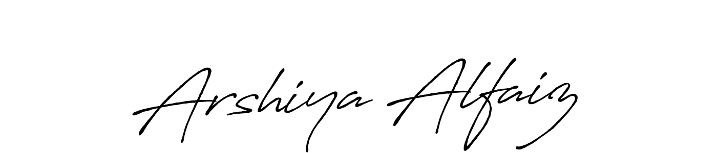 Similarly Antro_Vectra_Bolder is the best handwritten signature design. Signature creator online .You can use it as an online autograph creator for name Arshiya Alfaiz. Arshiya Alfaiz signature style 7 images and pictures png