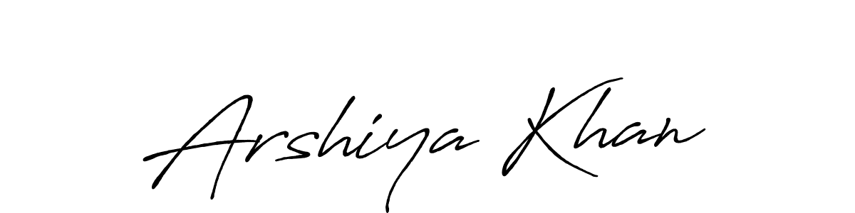 Antro_Vectra_Bolder is a professional signature style that is perfect for those who want to add a touch of class to their signature. It is also a great choice for those who want to make their signature more unique. Get Arshiya Khan name to fancy signature for free. Arshiya Khan signature style 7 images and pictures png