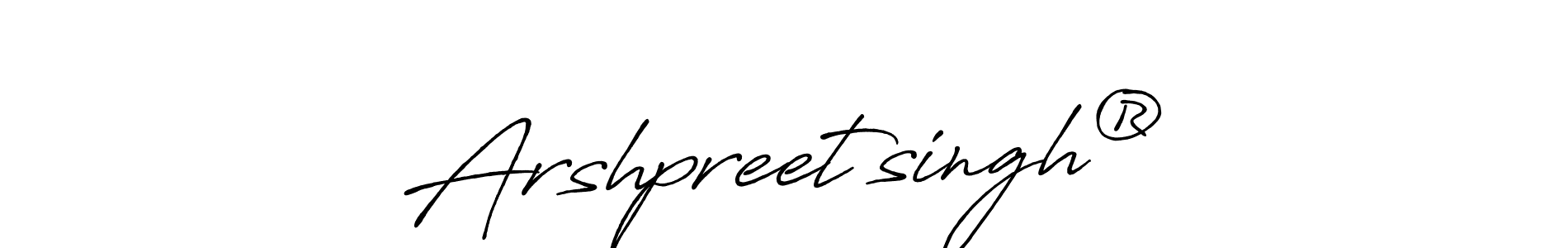 This is the best signature style for the Arshpreet✓singh® name. Also you like these signature font (Antro_Vectra_Bolder). Mix name signature. Arshpreet✓singh® signature style 7 images and pictures png