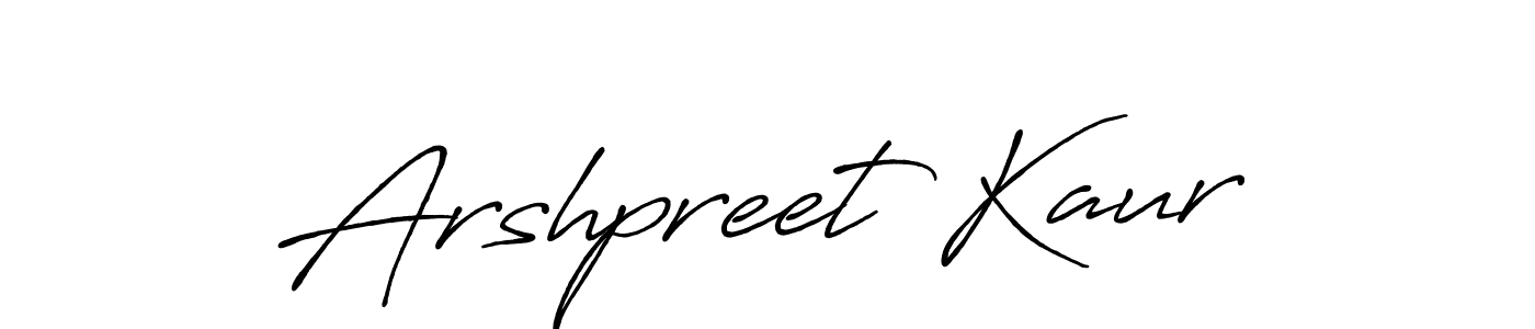 Also we have Arshpreet Kaur name is the best signature style. Create professional handwritten signature collection using Antro_Vectra_Bolder autograph style. Arshpreet Kaur signature style 7 images and pictures png