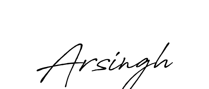 It looks lik you need a new signature style for name Arsingh. Design unique handwritten (Antro_Vectra_Bolder) signature with our free signature maker in just a few clicks. Arsingh signature style 7 images and pictures png