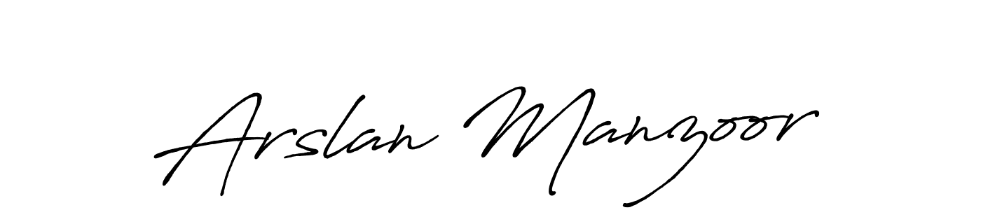 You should practise on your own different ways (Antro_Vectra_Bolder) to write your name (Arslan Manzoor) in signature. don't let someone else do it for you. Arslan Manzoor signature style 7 images and pictures png