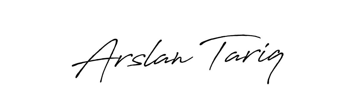 This is the best signature style for the Arslan Tariq name. Also you like these signature font (Antro_Vectra_Bolder). Mix name signature. Arslan Tariq signature style 7 images and pictures png