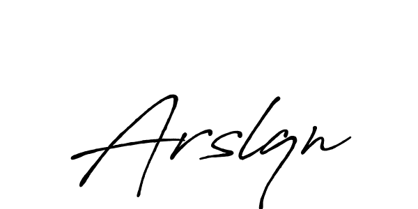 Arslqn stylish signature style. Best Handwritten Sign (Antro_Vectra_Bolder) for my name. Handwritten Signature Collection Ideas for my name Arslqn. Arslqn signature style 7 images and pictures png