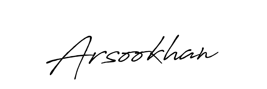 The best way (Antro_Vectra_Bolder) to make a short signature is to pick only two or three words in your name. The name Arsookhan include a total of six letters. For converting this name. Arsookhan signature style 7 images and pictures png