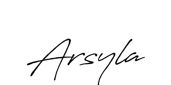 Also You can easily find your signature by using the search form. We will create Arsyla name handwritten signature images for you free of cost using Antro_Vectra_Bolder sign style. Arsyla signature style 7 images and pictures png