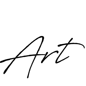 Create a beautiful signature design for name Art. With this signature (Antro_Vectra_Bolder) fonts, you can make a handwritten signature for free. Art signature style 7 images and pictures png
