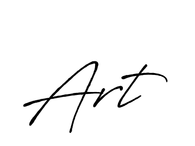 The best way (Antro_Vectra_Bolder) to make a short signature is to pick only two or three words in your name. The name Art  include a total of six letters. For converting this name. Art  signature style 7 images and pictures png