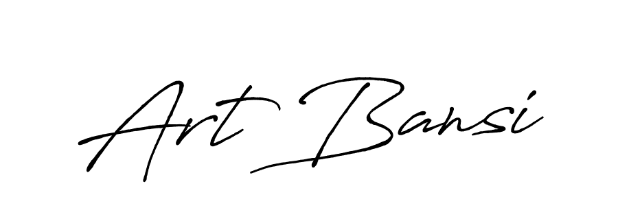 Antro_Vectra_Bolder is a professional signature style that is perfect for those who want to add a touch of class to their signature. It is also a great choice for those who want to make their signature more unique. Get Art Bansi name to fancy signature for free. Art Bansi signature style 7 images and pictures png