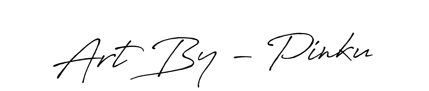 It looks lik you need a new signature style for name Art By - Pinku. Design unique handwritten (Antro_Vectra_Bolder) signature with our free signature maker in just a few clicks. Art By - Pinku signature style 7 images and pictures png