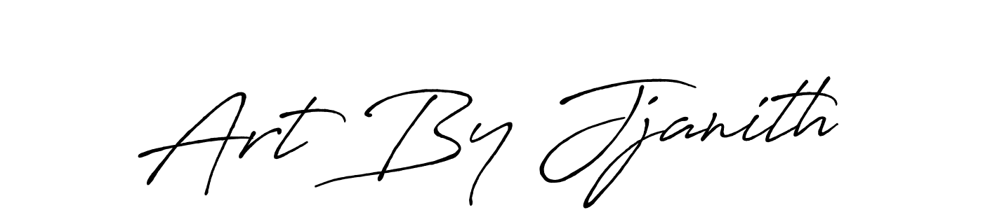 How to make Art By Jjanith signature? Antro_Vectra_Bolder is a professional autograph style. Create handwritten signature for Art By Jjanith name. Art By Jjanith signature style 7 images and pictures png