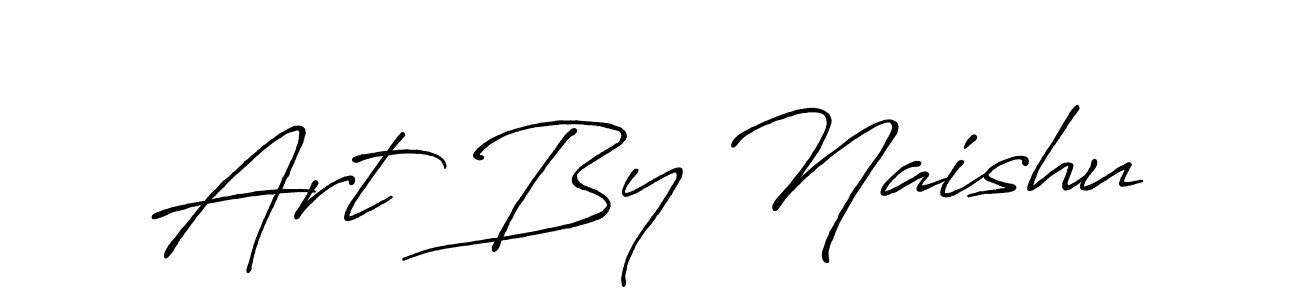 Once you've used our free online signature maker to create your best signature Antro_Vectra_Bolder style, it's time to enjoy all of the benefits that Art By Naishu name signing documents. Art By Naishu signature style 7 images and pictures png