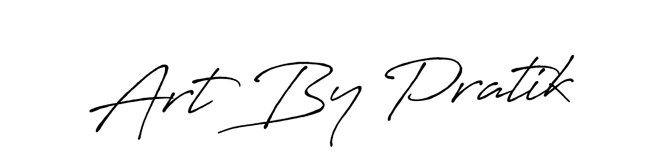 Once you've used our free online signature maker to create your best signature Antro_Vectra_Bolder style, it's time to enjoy all of the benefits that Art By Pratik name signing documents. Art By Pratik signature style 7 images and pictures png
