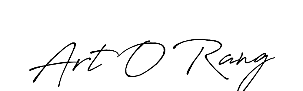 if you are searching for the best signature style for your name Art O Rang. so please give up your signature search. here we have designed multiple signature styles  using Antro_Vectra_Bolder. Art O Rang signature style 7 images and pictures png