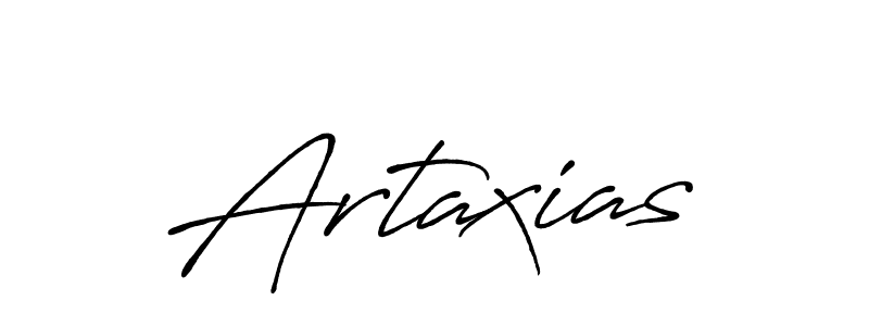 Create a beautiful signature design for name Artaxias. With this signature (Antro_Vectra_Bolder) fonts, you can make a handwritten signature for free. Artaxias signature style 7 images and pictures png