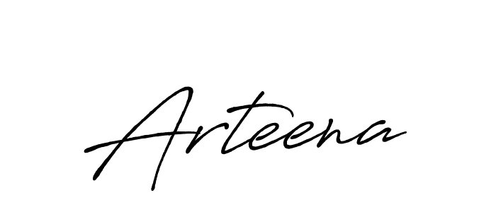 How to make Arteena signature? Antro_Vectra_Bolder is a professional autograph style. Create handwritten signature for Arteena name. Arteena signature style 7 images and pictures png