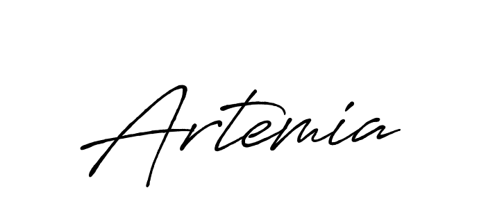 Design your own signature with our free online signature maker. With this signature software, you can create a handwritten (Antro_Vectra_Bolder) signature for name Artemia. Artemia signature style 7 images and pictures png