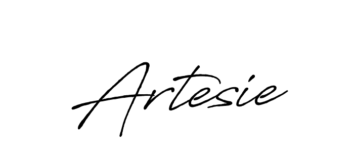 The best way (Antro_Vectra_Bolder) to make a short signature is to pick only two or three words in your name. The name Artesie include a total of six letters. For converting this name. Artesie signature style 7 images and pictures png