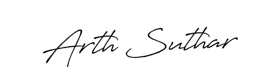 This is the best signature style for the Arth Suthar name. Also you like these signature font (Antro_Vectra_Bolder). Mix name signature. Arth Suthar signature style 7 images and pictures png