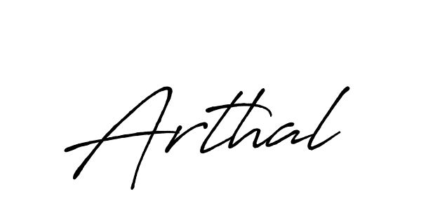 Similarly Antro_Vectra_Bolder is the best handwritten signature design. Signature creator online .You can use it as an online autograph creator for name Arthal. Arthal signature style 7 images and pictures png