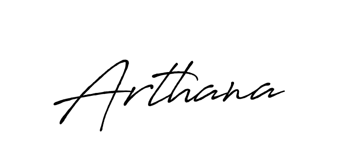 Use a signature maker to create a handwritten signature online. With this signature software, you can design (Antro_Vectra_Bolder) your own signature for name Arthana. Arthana signature style 7 images and pictures png