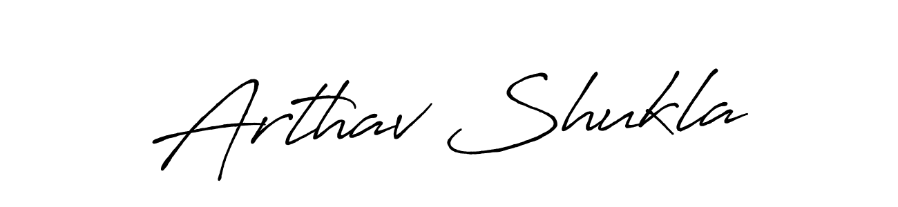 if you are searching for the best signature style for your name Arthav Shukla. so please give up your signature search. here we have designed multiple signature styles  using Antro_Vectra_Bolder. Arthav Shukla signature style 7 images and pictures png