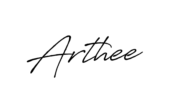 Similarly Antro_Vectra_Bolder is the best handwritten signature design. Signature creator online .You can use it as an online autograph creator for name Arthee. Arthee signature style 7 images and pictures png
