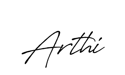 Use a signature maker to create a handwritten signature online. With this signature software, you can design (Antro_Vectra_Bolder) your own signature for name Arthi. Arthi signature style 7 images and pictures png