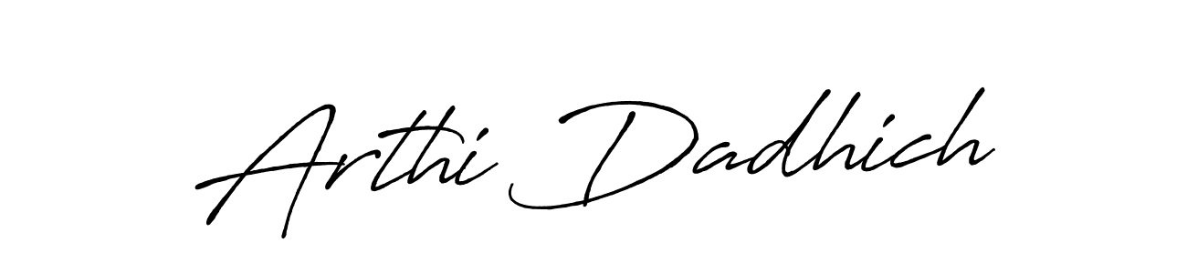 Check out images of Autograph of Arthi Dadhich name. Actor Arthi Dadhich Signature Style. Antro_Vectra_Bolder is a professional sign style online. Arthi Dadhich signature style 7 images and pictures png