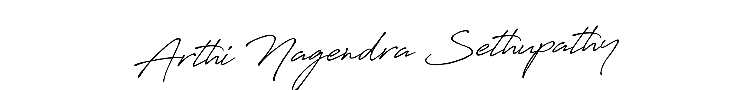 Design your own signature with our free online signature maker. With this signature software, you can create a handwritten (Antro_Vectra_Bolder) signature for name Arthi Nagendra Sethupathy. Arthi Nagendra Sethupathy signature style 7 images and pictures png