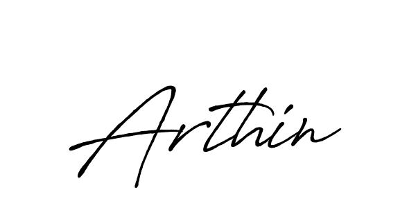 Arthin stylish signature style. Best Handwritten Sign (Antro_Vectra_Bolder) for my name. Handwritten Signature Collection Ideas for my name Arthin. Arthin signature style 7 images and pictures png