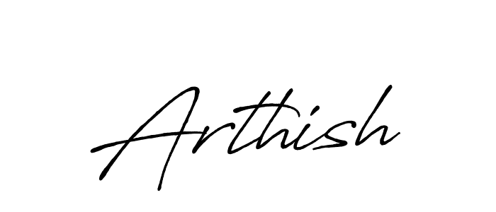 Design your own signature with our free online signature maker. With this signature software, you can create a handwritten (Antro_Vectra_Bolder) signature for name Arthish. Arthish signature style 7 images and pictures png