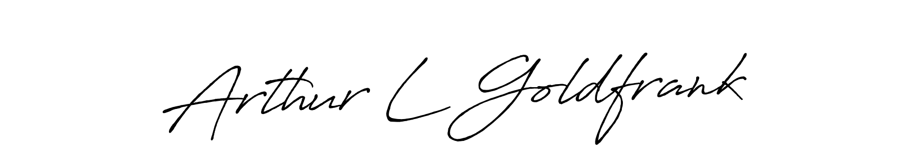 Use a signature maker to create a handwritten signature online. With this signature software, you can design (Antro_Vectra_Bolder) your own signature for name Arthur L Goldfrank. Arthur L Goldfrank signature style 7 images and pictures png