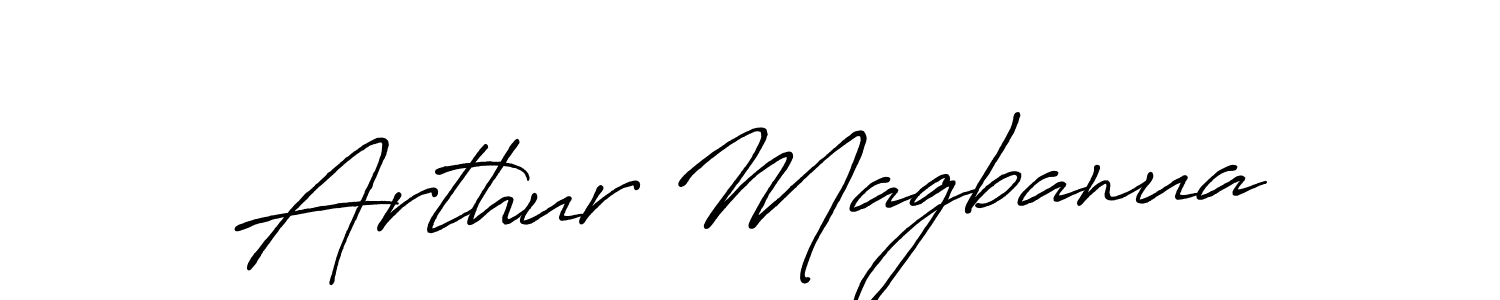 Similarly Antro_Vectra_Bolder is the best handwritten signature design. Signature creator online .You can use it as an online autograph creator for name Arthur Magbanua. Arthur Magbanua signature style 7 images and pictures png