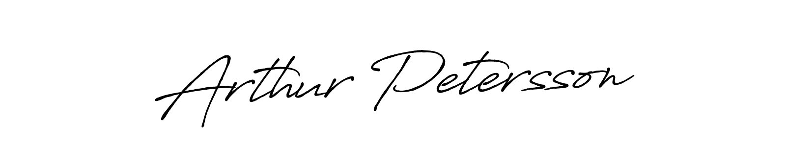 Make a beautiful signature design for name Arthur Petersson. With this signature (Antro_Vectra_Bolder) style, you can create a handwritten signature for free. Arthur Petersson signature style 7 images and pictures png