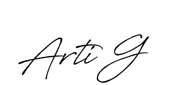Similarly Antro_Vectra_Bolder is the best handwritten signature design. Signature creator online .You can use it as an online autograph creator for name Arti G. Arti G signature style 7 images and pictures png