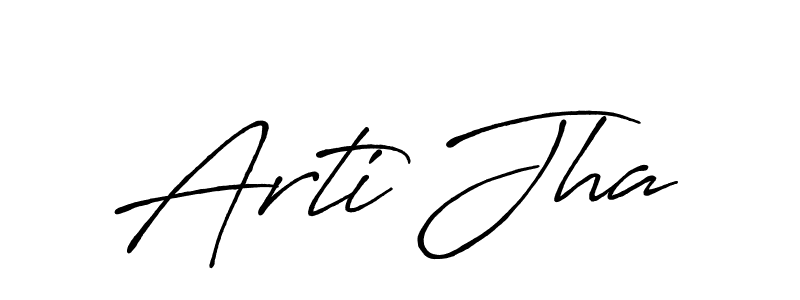 This is the best signature style for the Arti Jha name. Also you like these signature font (Antro_Vectra_Bolder). Mix name signature. Arti Jha signature style 7 images and pictures png