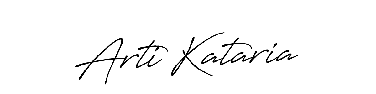 Antro_Vectra_Bolder is a professional signature style that is perfect for those who want to add a touch of class to their signature. It is also a great choice for those who want to make their signature more unique. Get Arti Kataria name to fancy signature for free. Arti Kataria signature style 7 images and pictures png