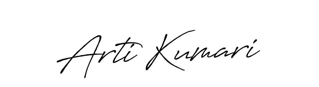How to make Arti Kumari signature? Antro_Vectra_Bolder is a professional autograph style. Create handwritten signature for Arti Kumari name. Arti Kumari signature style 7 images and pictures png