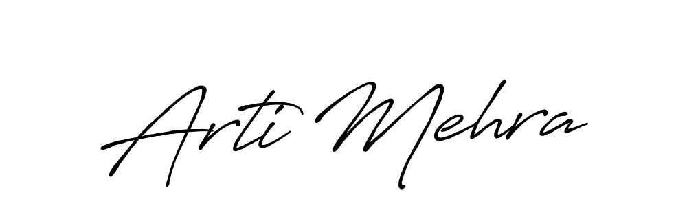 You can use this online signature creator to create a handwritten signature for the name Arti Mehra. This is the best online autograph maker. Arti Mehra signature style 7 images and pictures png