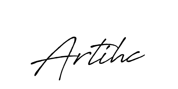 Make a beautiful signature design for name Artihc. Use this online signature maker to create a handwritten signature for free. Artihc signature style 7 images and pictures png