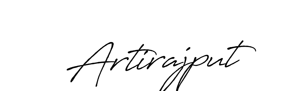 How to make Artirajput signature? Antro_Vectra_Bolder is a professional autograph style. Create handwritten signature for Artirajput name. Artirajput signature style 7 images and pictures png
