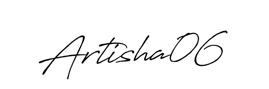 This is the best signature style for the Artisha06 name. Also you like these signature font (Antro_Vectra_Bolder). Mix name signature. Artisha06 signature style 7 images and pictures png