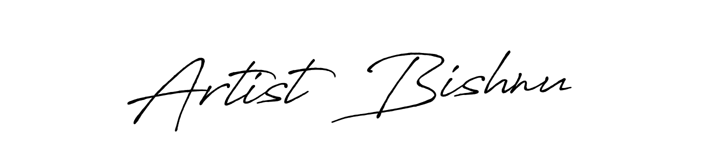 It looks lik you need a new signature style for name Artist  Bishnu. Design unique handwritten (Antro_Vectra_Bolder) signature with our free signature maker in just a few clicks. Artist  Bishnu signature style 7 images and pictures png